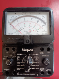 Simpson 270-5 Extra High accuracy VOM