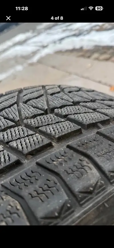 Winter tires barely used . 19 inch Contact 6473821686 Price negotiable