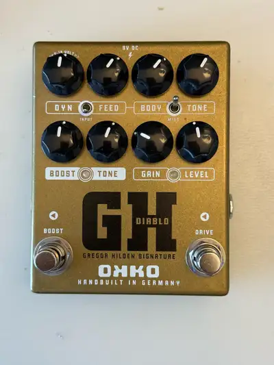 OKKO Diablo GH Overdrive Pedal, View more