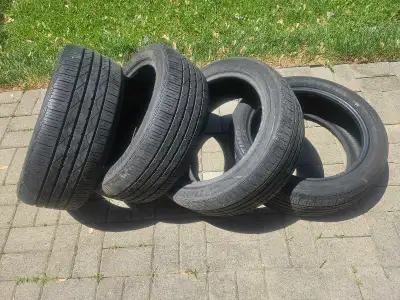 4 pneus d'ete Hankook Optimo 205 50 R17 Prix 100$ Plus dinfo text @ 514-709-9755