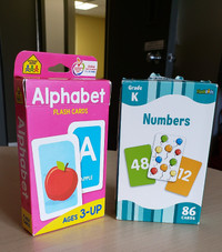 Flash cards alphabet & numbers / Cartes alphabet et chiffres