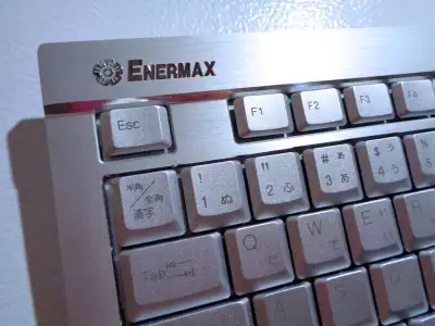 MULTI-LANGUAGE BLING ALUMINUM ENERMAX AURORA KEYBOARD—Brand New, View more