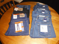 6 Brand New Pairs Of Blue Jeans 32" x 34"  $15 Each