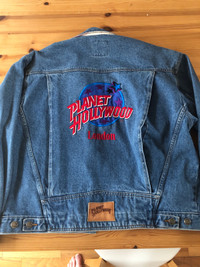 Vintage Planet Hollywood Jean Jacket