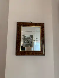 Decorative 3D mirror with sterling silver picture 