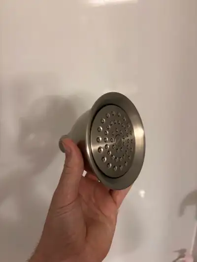 Brushed nickel. Never used - new.