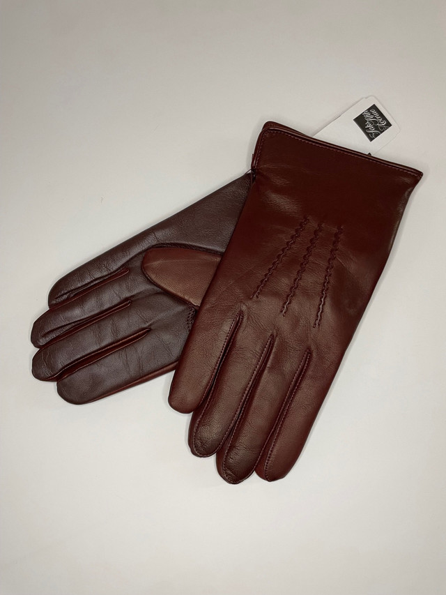 Saks Fifth Avenue Tech Touch Cashmere Leather Gloves in Men's in City of Toronto - Image 3