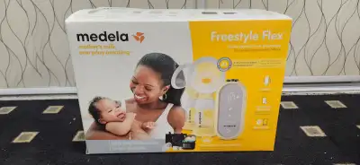 Brand new in box, never opened. Comes with: -pump -4 breast shields (small and medium) -2 connectors...