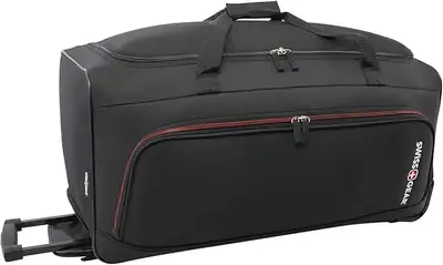 SWISSGEAR SW48990 Wheeled Lightweight Duffle 28”, Black, View more