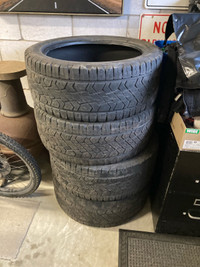 Set 4 used truck tires-no rims  