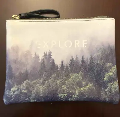 (JJD-254) FOREST LANDSCAPE ZIPPER POUCH, View more