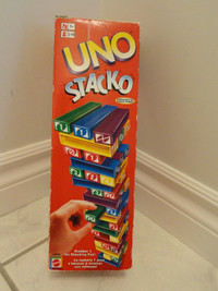 MATTEL UNO STACKO - FUN STACKING GAME FOR KIDS AND FAMILY