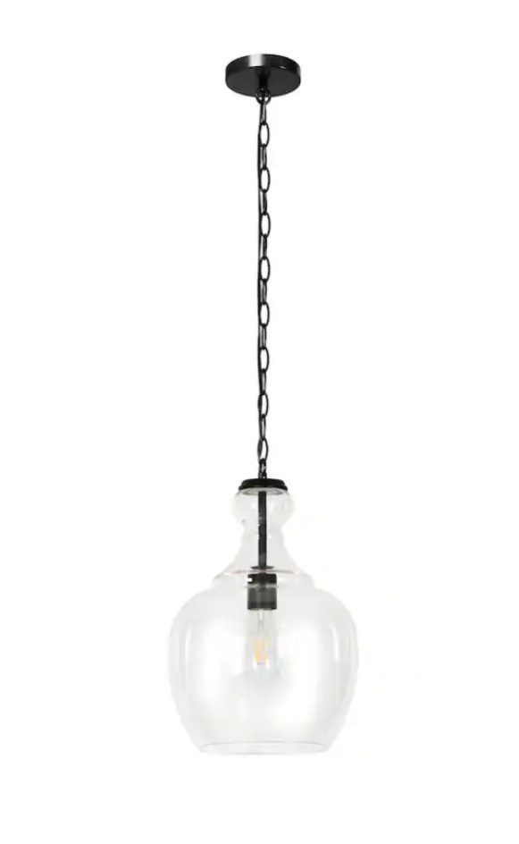 Clear Glass Pendant Globe Light - Brand New in Indoor Lighting & Fans in Mississauga / Peel Region - Image 3