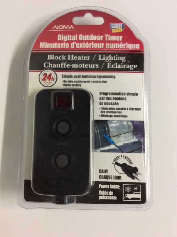 New Noma Digital Outdoor Timer for Block Heater/Lighting in Outdoor Lighting in City of Toronto