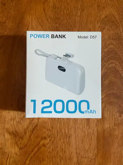 Portable Charger, Mini Power Bank, 12000mAh Phone Charger, View more