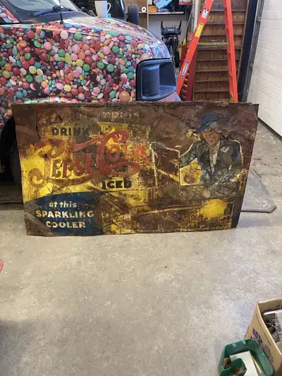 Just some of my signs. Buy sell trade. Call or text 306-717-9678 Check my other ads for more metal a...