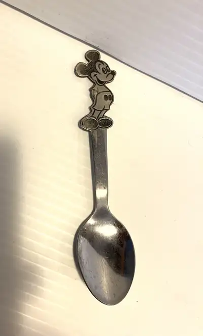 WALT DISNEY MICKEY MOUSE STAINLESS STEEL SPOON , View more