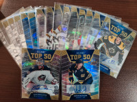 2019-20 Allure Top 50 Rookie Lot.  18 Cards