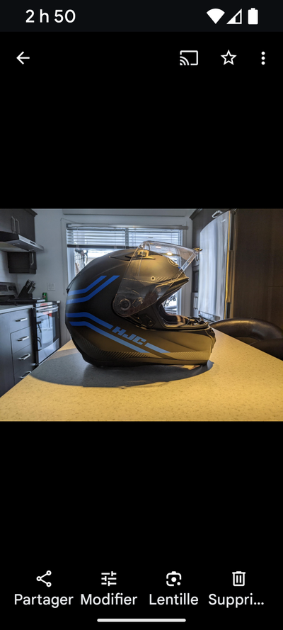 Casque hjc large flambant neuf chui d'ancienne lorette