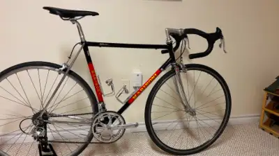 Marinoni Vintage Steel Columbus SL tubing 54" TT Frame was newly painted by Marinoni with their Anni...