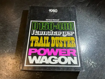 1980 Dodge Truck Manual D150 W150-W300 Power Wagon Ramcharger, View more