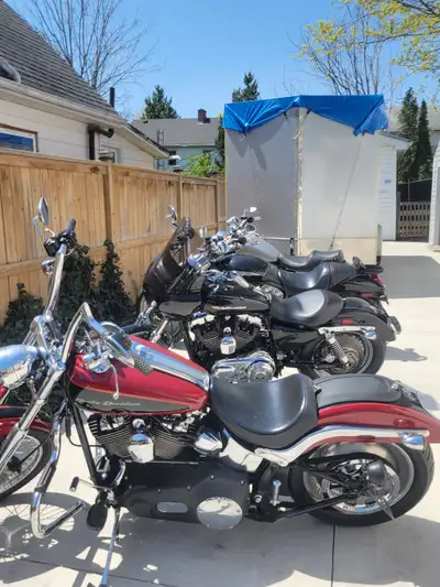 Have a few road ready Harleys for sale: 2001 Electraglide Classic, $7,400 2002 Softail Duece, $8,000...