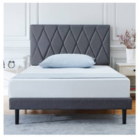 Twin grey  bed frame 