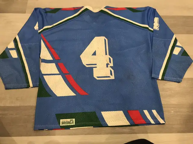 Game Worn Team Italy International IIHF Hockey Jerseys in Arts & Collectibles in City of Toronto - Image 7