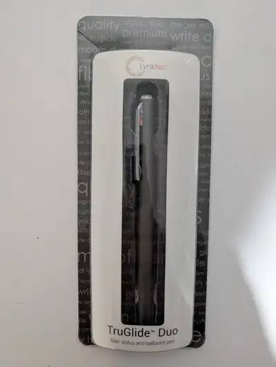 Lyntec TruGlide Duo Fiber Stylus & Ball Point Pen, View more