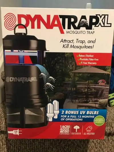 Dynatrap DT2000 XL Mosquito Trap attracts and kills mosquitoes and other flying insects An odour fre...