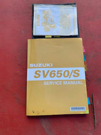 Suzuki 1999 = 2001 Suzuki SV650 Shop Manual