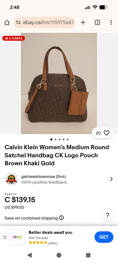 Calvin Klein Handbag, View more