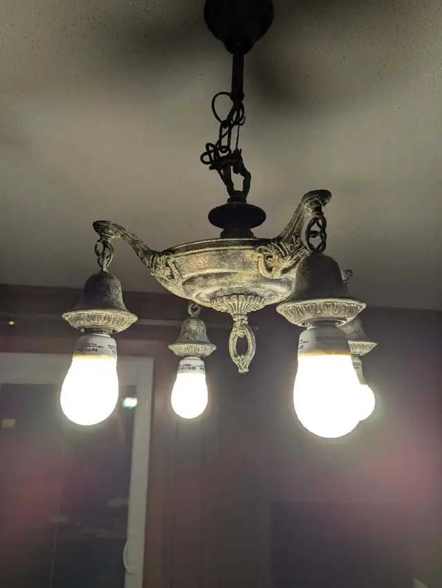 Antique metal ceiling light 628637366863391216
