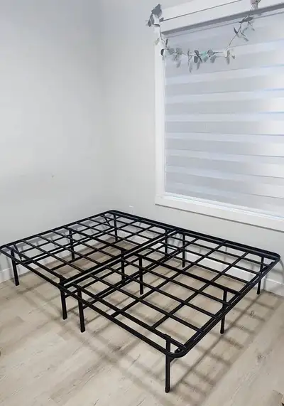 Full/Double Size Heavy Duty Metal Bed Frame/Tool-Free Assembly/B, View more