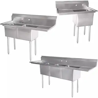 BRAND NEW Commercial Heavy Duty Stainless Steel Sinks62863277931906121