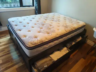 IKEA Hemnes Queen Bed Frame in very good condition, View more