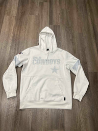 Nike Dallas Cowboys NFL Platinum Sideline Hoodie Men's Size M