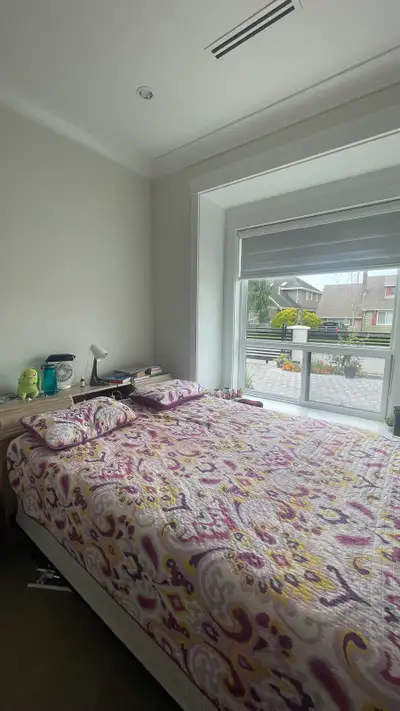 1-bedroom available in a fairly new home with a semi-private washroom. The home is shared with a qui...