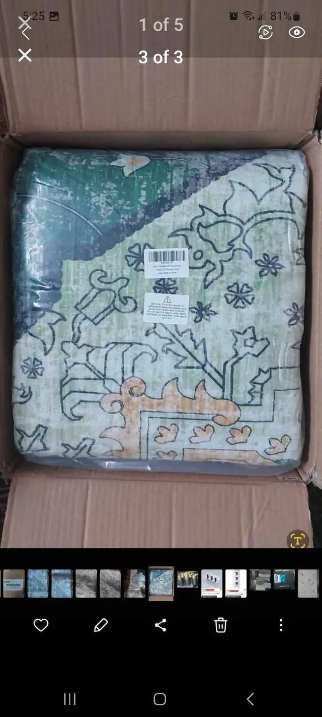 80×10  Green Vintage Area Rug63672034477059120
