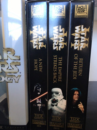 Star Wars original vhs classic tapes