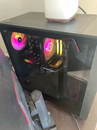 4060 8gb rtx  ryzen 7 AMD with 50 inch monitor, View more