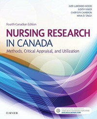 Nursing Research in Canada 4th Canadian edition by Lobiondo Wood