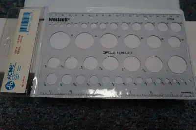 Westcott Circle Template D-9005, View more