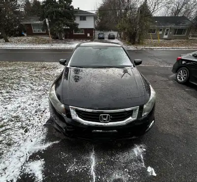 2008 Honda Accord Price: $4,000 (AS-IS) negotiable Mileage: 248,732 km Black on Grey Interior Featur...