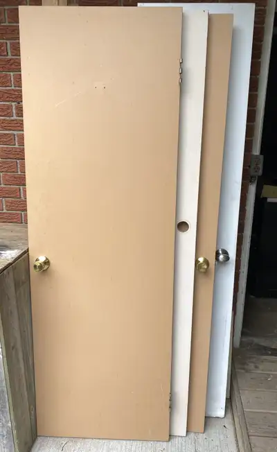 inside doors from 18 to 24 h80 with frame $40 without $20, View more