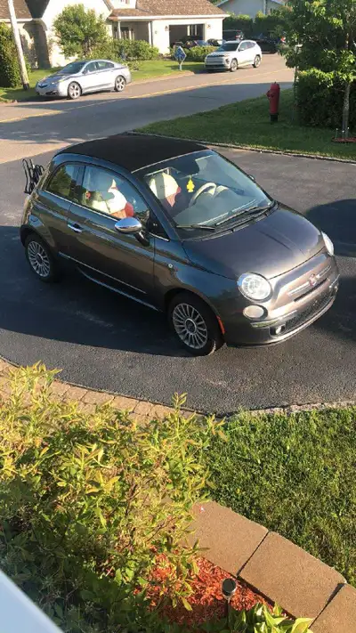 Fiat 500 cabriolet super propre n ' as jamais sortie l ' hiver .