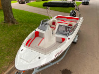 Liquidation Sale 2021 Model Bowrider Boat with 225 Hp outboard
