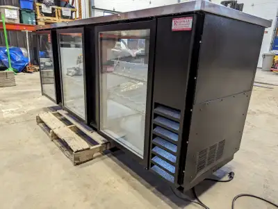 Beverage Air - BB94G-1-B - Glass Door Back Bar Cooler 95" This 95" Glass Door Back Bar Cooler (Bever...