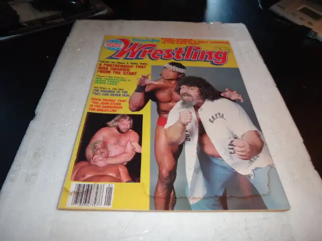 inside wrestling magazine 1983  wwe wwf  see inside the one avai in Arts & Collectibles in Victoriaville - Image 3