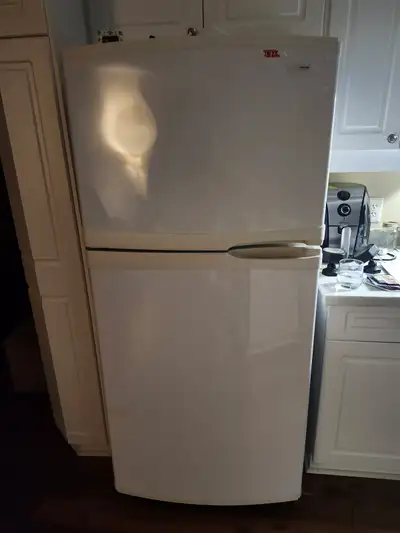 A refrigerator for free if you’ll transport and deliver the one we’re getting. It’s a few blocks awa...